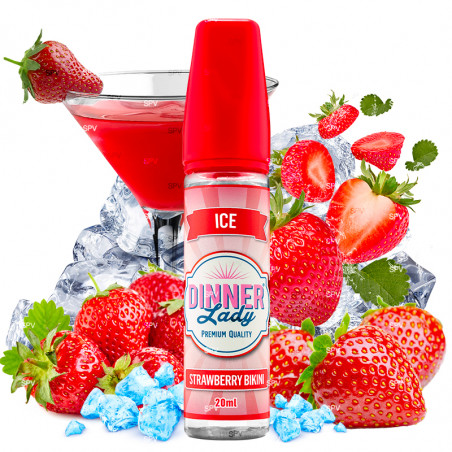 Strawberry Bikini - Ice - Dinner Lady | Longfill 20 ml