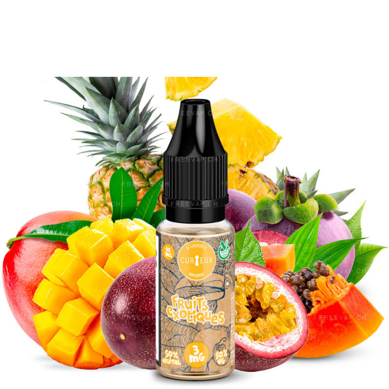 Curieux NATURAL - Fruits Exotiques - 10ml Liquid Curieux NATURAL - Fruits Exotiques - 10ml Liquid