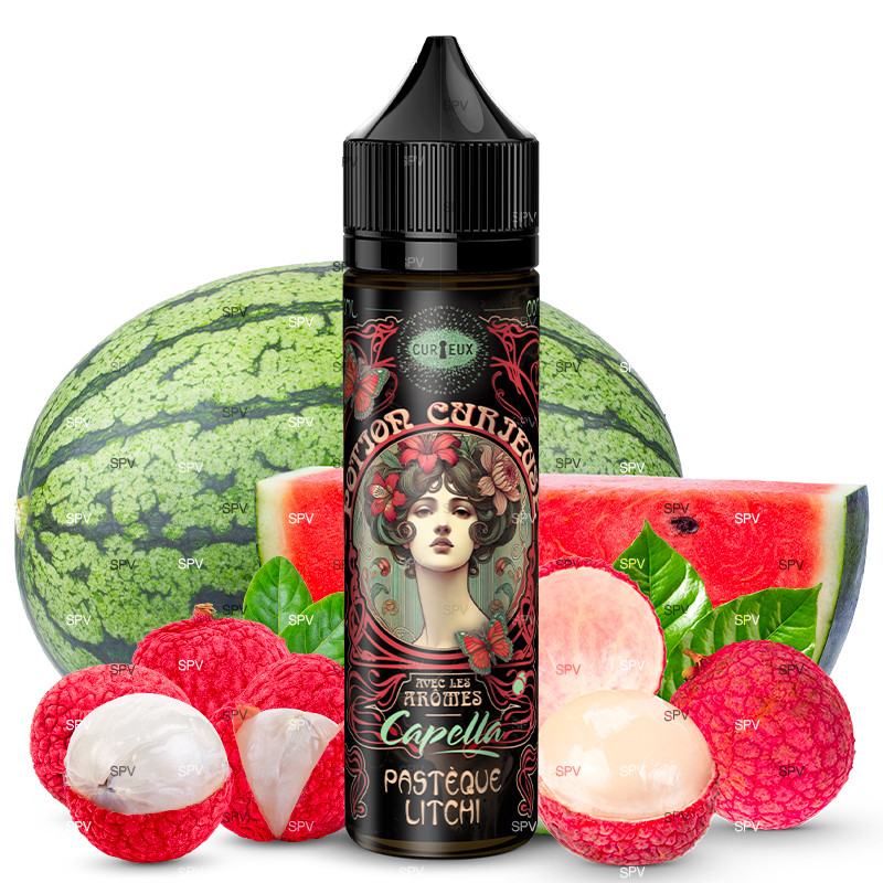 Wassermelone Litschi (Capella-Aromen) - 50/70ml Shortfill - Potion Curieuse Curieux Wassermelone Litschi (Capella-Aromen) - 50/70ml Shortfill - Potion Curieuse Curieux