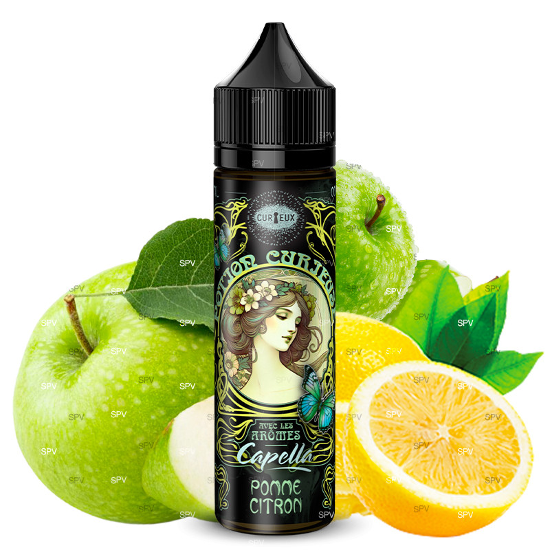 Apfel Zitrone (Capella-Aromen) - 50/70ml Shortfill - Potion Curieuse Curieux