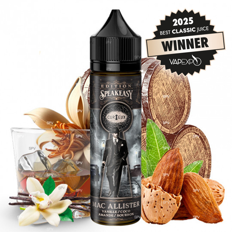 Mac Allister - 50/70ml Shortfill - Edition Speakeasy Curieux