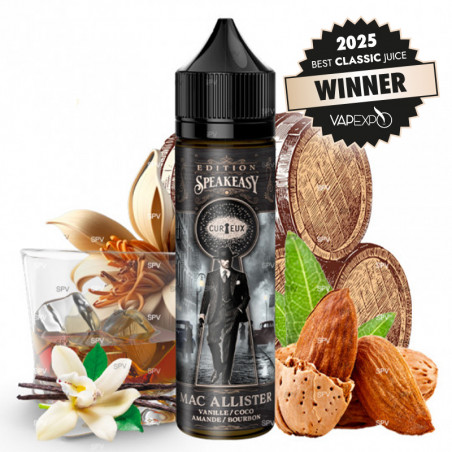 E-liquid Mac Allister - Édition Speakeasy by Curieux | 50 ml