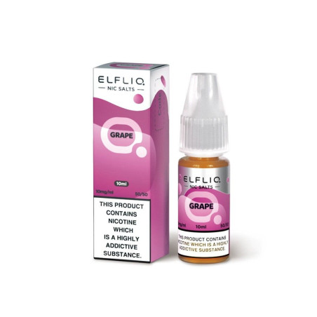 Grape - 10ml NikotinSalz - ElfLiq von Elfbar - Liquid - Red Vape