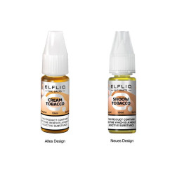 Cream Tobacco - 10ml NikotinSalz - ElfLiq von Elfbar - Liquid - Red Vape