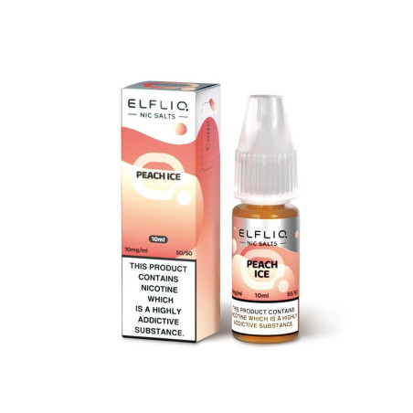 Peach Ice - 10ml NikotinSalz - ElfLiq von Elfbar - Liquid - Red Vape