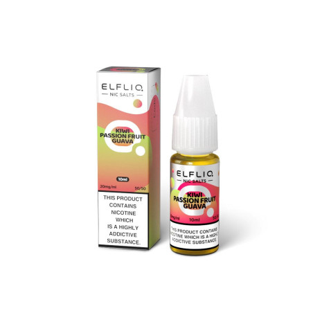 Kiwi Passion Fruit Guava - 10ml NikotinSalz - ElfLiq von Elfbar - Liquid - Red Vape