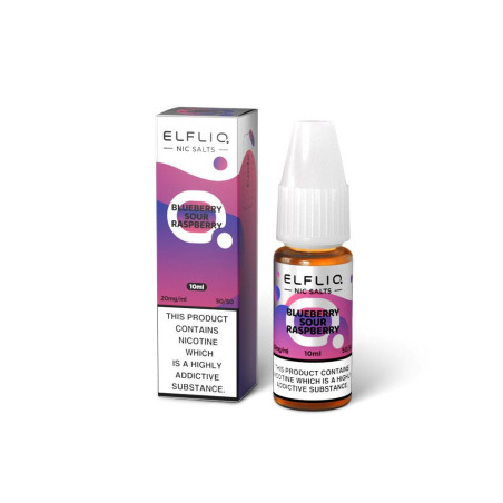 Blueberry Sour Raspberry - 10ml NikotinSalz - ElfLiq von Elfbar - Liquid - Red Vape