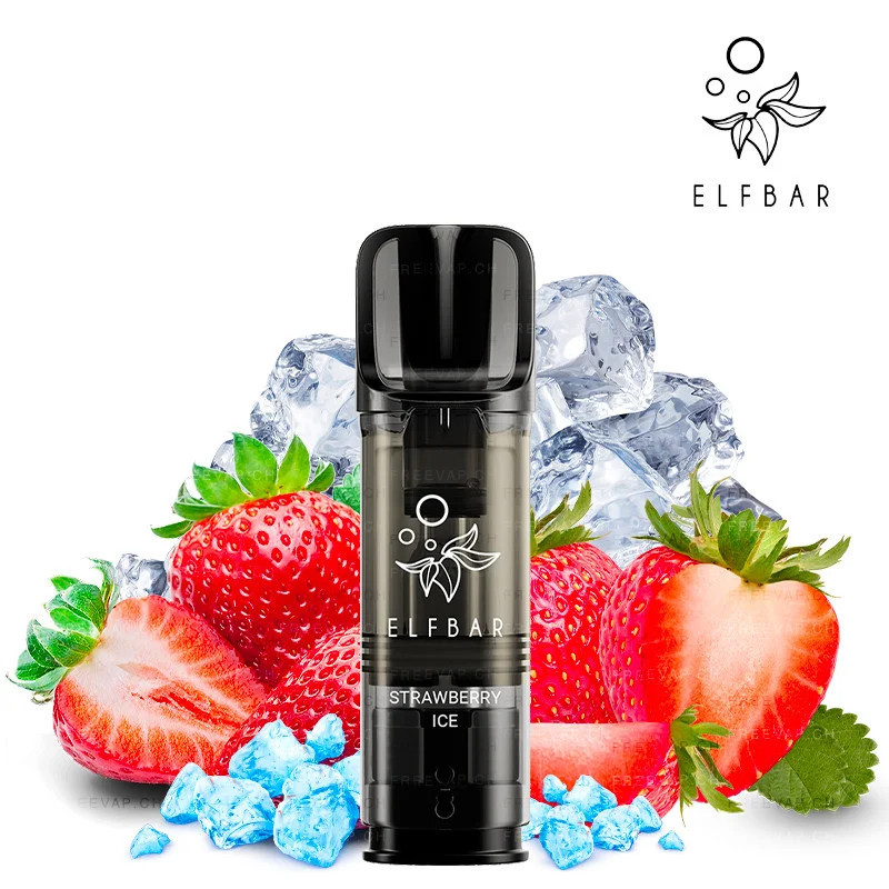 ELFA PRO - Kartuschen - Strawberry Ice - Elf Bar - (2 Stck.) ELFA PRO - Kartuschen - Strawberry Ice - Elf Bar - (2 Stck.)