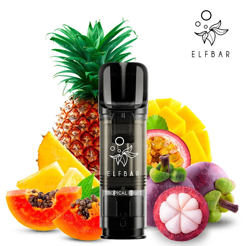 ELFA PRO - Kartuschen - Tropical Fruits - Elf Bar - (2 Stck.) ELFA PRO - Kartuschen - Tropical Fruits - Elf Bar - (2 Stck.)