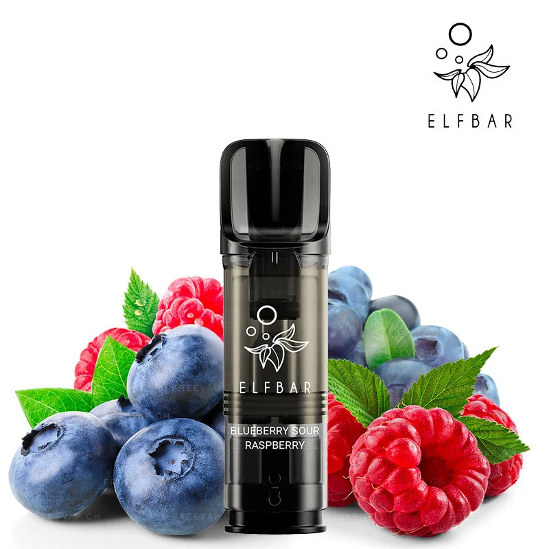 ELFA PRO - Kartuschen - Blueberry Sour Raspberry - Elf Bar - (2 Stck.) ELFA PRO - Kartuschen - Blueberry Sour Raspberry - Elf Bar - (2 Stck.)