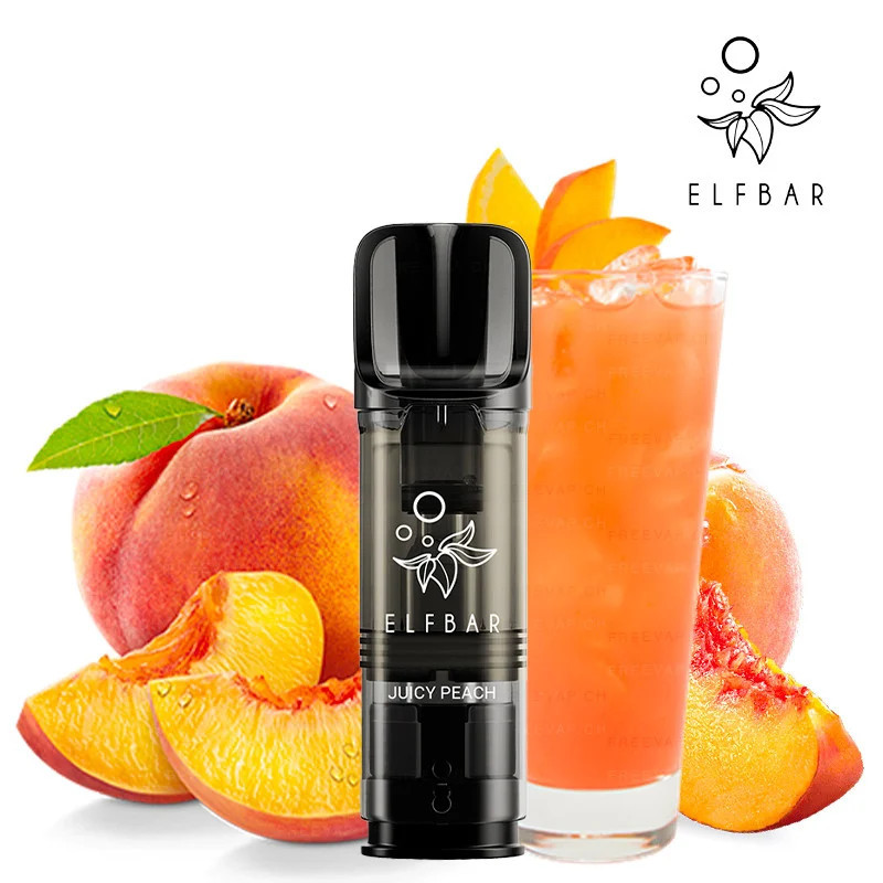 ELFA PRO - Kartuschen - Peach Ice - Elf Bar - (2 Stck.) ELFA PRO - Kartuschen - Peach Ice - Elf Bar - (2 Stck.)