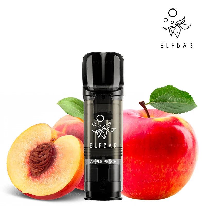 ELFA PRO - Kartuschen - Apple Peach - Elf Bar - (2 Stck.) ELFA PRO - Kartuschen - Apple Peach - Elf Bar - (2 Stck.)