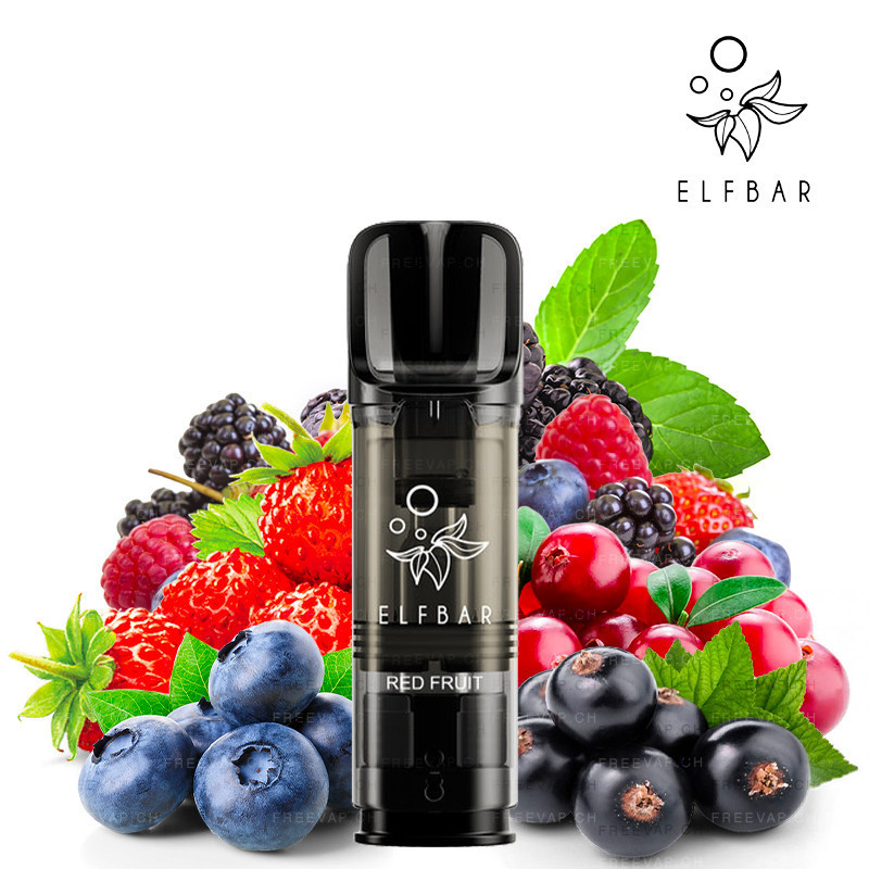 ELFA PRO - Kartuschen - Red Fruits - Elf Bar - (2 Stck.) ELFA PRO - Kartuschen - Red Fruits - Elf Bar - (2 Stck.)