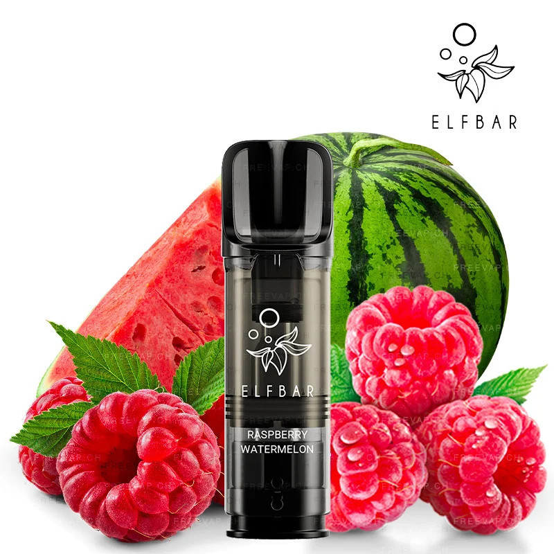 ELFA PRO - Kartuschen - Raspberry Watermelon - Elf Bar - (2 Stck.) ELFA PRO - Kartuschen - Raspberry Watermelon - Elf Bar - (2 Stck.)