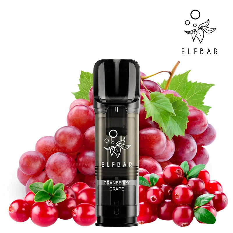 ELFA PRO - Kartuschen - Cranberry Grape - Elf Bar - (2 Stck.) ELFA PRO - Kartuschen - Cranberry Grape - Elf Bar - (2 Stck.)