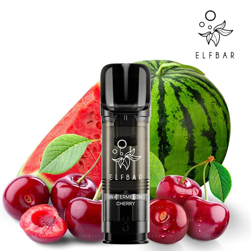 ELFA PRO - Kartuschen - Watermelon Cherry - Elf Bar - (2 Stck.) ELFA PRO - Kartuschen - Watermelon Cherry - Elf Bar - (2 Stck.)