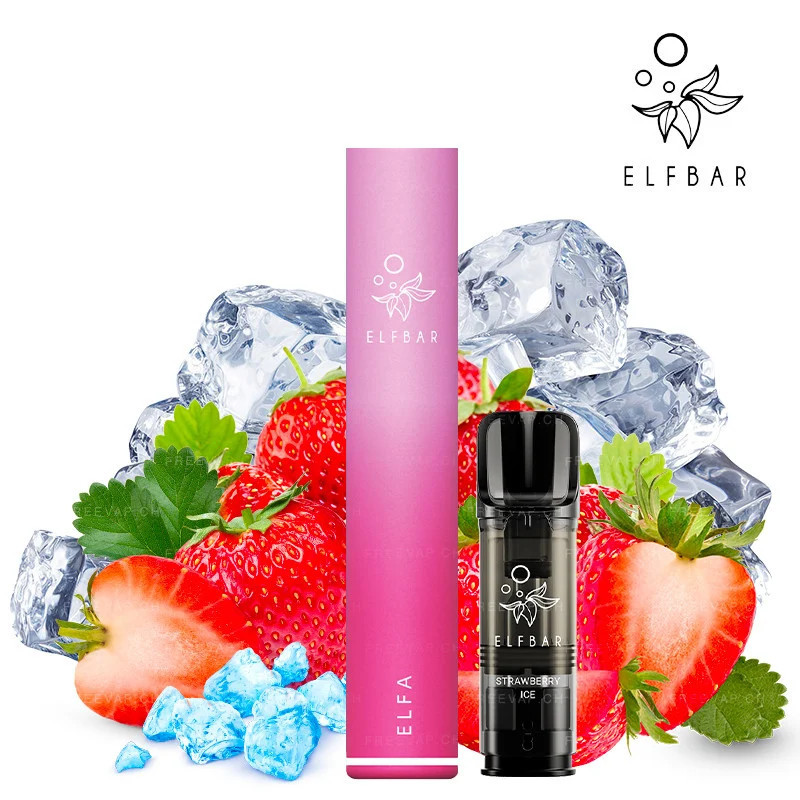 ELFA PRO Pod Kit - Strawberry Ice/Aurora Pink - Elf Bar ELFA PRO Pod Kit - Strawberry Ice/Aurora Pink - Elf Bar