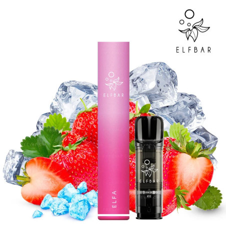 ELFA PRO Pod Kit - Strawberry Ice/Aurora Pink - Elf Bar