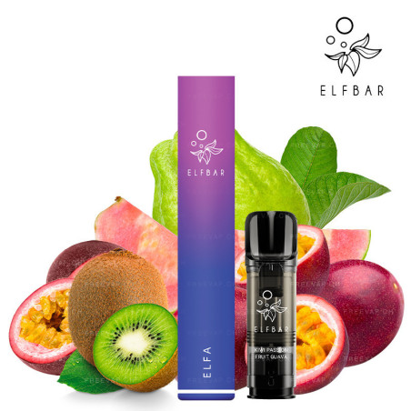 ELFA PRO Pod Kit - Passion Kiwi Guava/Aurora Purple - Elf Bar