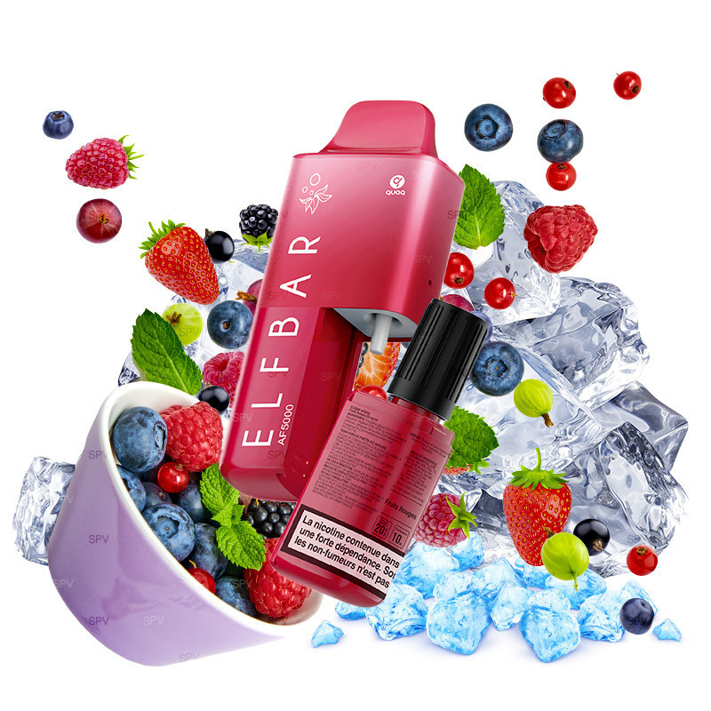 Elfbar - AF5000 - Kit - Red Fruits (10ml Nachfüllbehälter/Liquid) Elfbar - AF5000 - Kit - Red Fruits (10ml Nachfüllbehälter/Liquid)