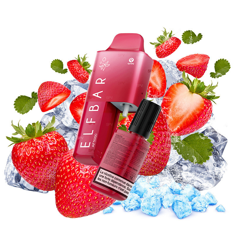 Elfbar - AF5000 - Kit - Strawberry Ice (10ml Nachfüllbehälter/Liquid) Elfbar - AF5000 - Kit - Strawberry Ice (10ml Nachfüllbehälter/Liquid)
