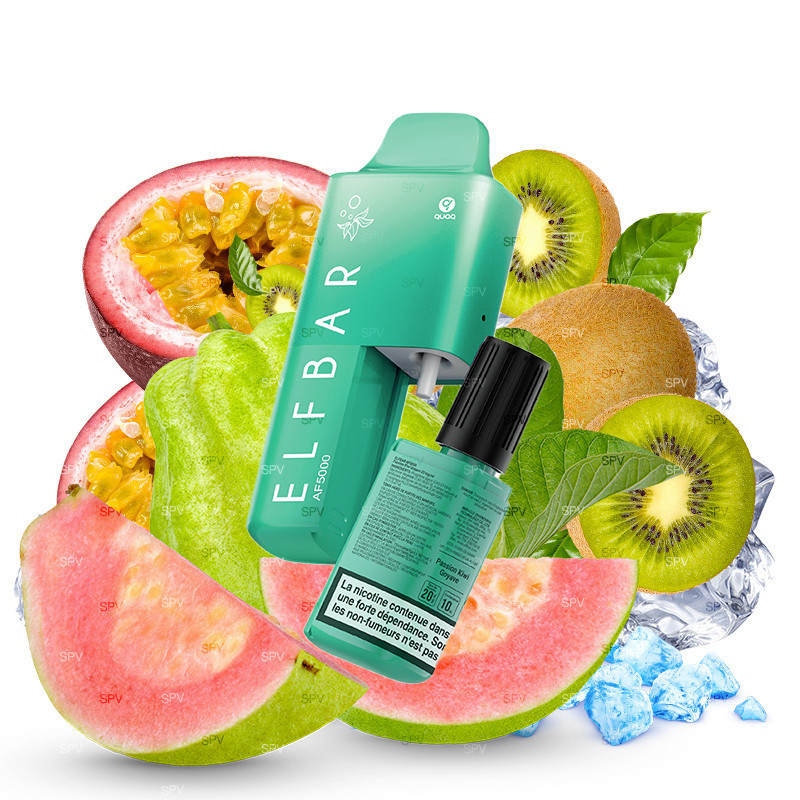 Elfbar - AF5000 - Kit - Passion Kiwi Guava (10ml Nachfüllbehälter/Liquid)