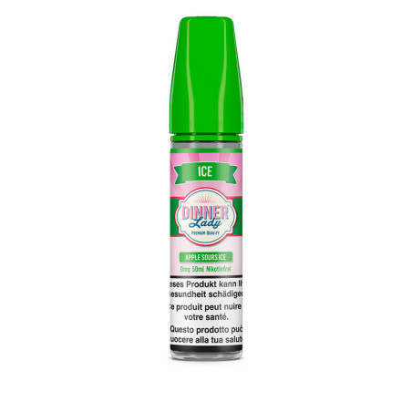 Apple Sours - 50/60ml Shortfill - ICE von Dinner Lady - Liquid