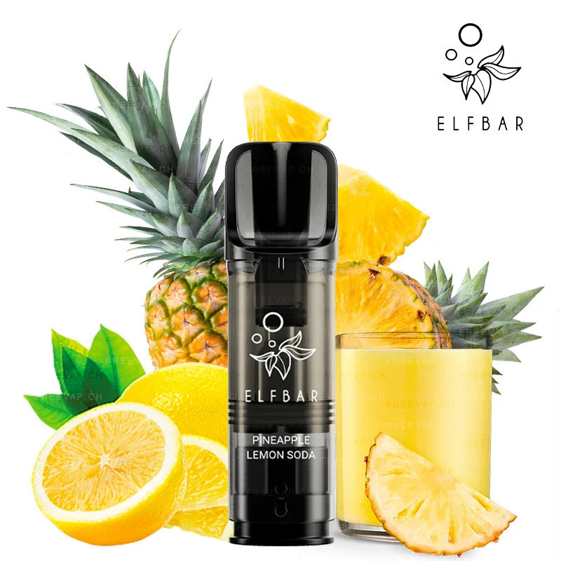 ELFA PRO - Kartuschen - Pineapple Lemon - Elf Bar - (2 Stck.) ELFA PRO - Kartuschen - Pineapple Lemon - Elf Bar - (2 Stck.)