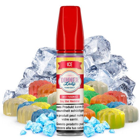 Sweet Fusion Ice - 50/60ml Shortfill - Dinner Lady - Liquid