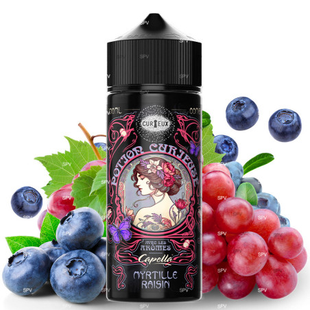Heidelbeere Traube - 100/120ml Shortfill - Potion Curieuse Curieux