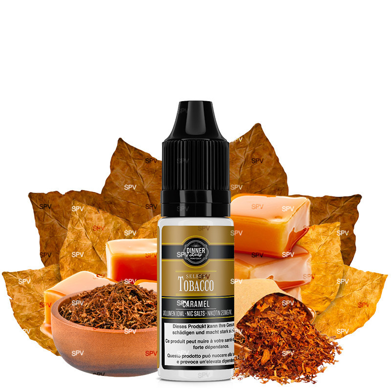 Caramel - NikotinSalz -Select Tobacco Dinner Lady - 10ml Liquid Caramel - NikotinSalz -Select Tobacco Dinner Lady - 10ml Liquid