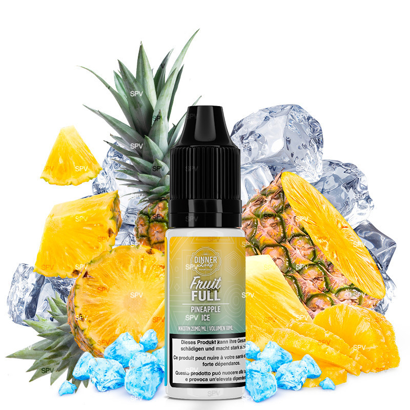 Pineapple Ice - 10ml NikotinSalze - Fruit Full Dinner Lady - Liquid Pineapple Ice - 10ml NikotinSalze - Fruit Full Dinner Lady - Liquid