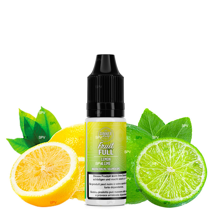 Lemon & Lime - 10ml NikotinSalze - Fruit Full Dinner Lady - Liquid Lemon & Lime - 10ml NikotinSalze - Fruit Full Dinner Lady - Liquid