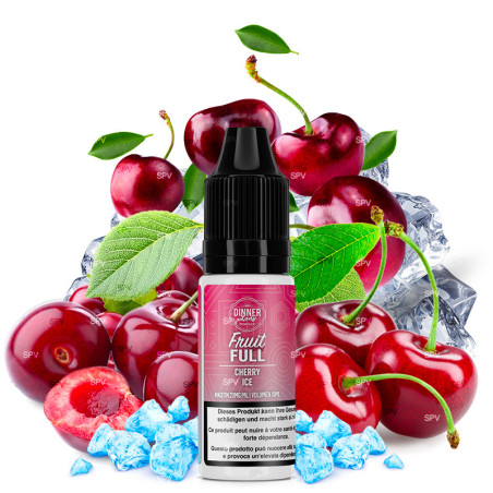 Cherry Ice - 10ml NikotinSalze - Fruit Full Dinner Lady - Liquid