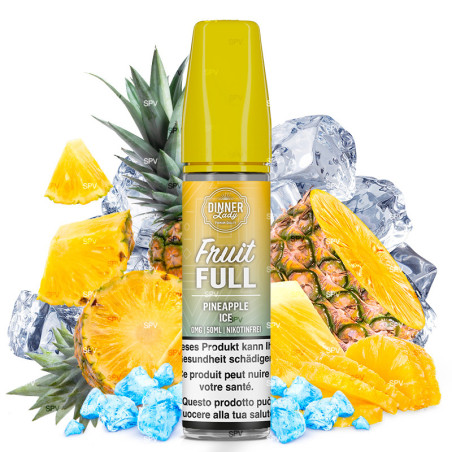 Pineapple Ice - 50/60ml Shortfill - Fruit Full Dinner Lady