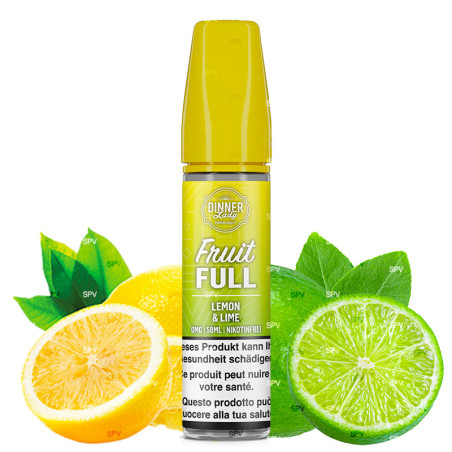 Lemon & Lime - 50/60ml Shortfill - Fruit Full Dinner Lady
