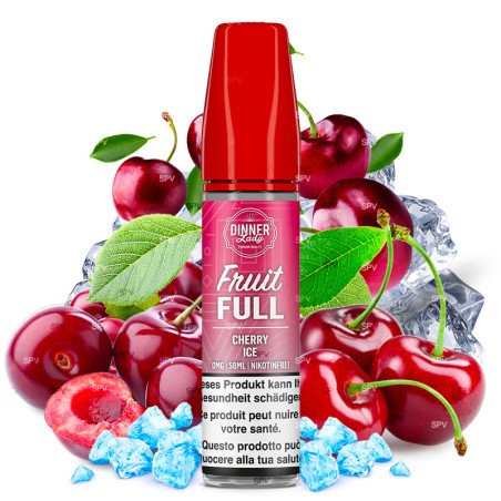 Cherry Ice - 50/60ml Shortfill - Fruit Full Dinner Lady