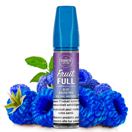 Blue Raspberry - 50/60ml Shortfill - Fruit Full Dinner Lady