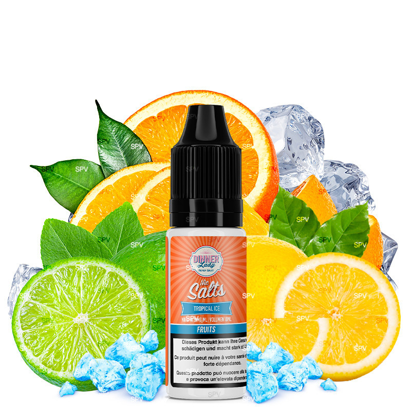 Tropical Ice - 10ml NikotinSalz - Dinner Lady - Liquid Tropical Ice - 10ml NikotinSalz - Dinner Lady - Liquid