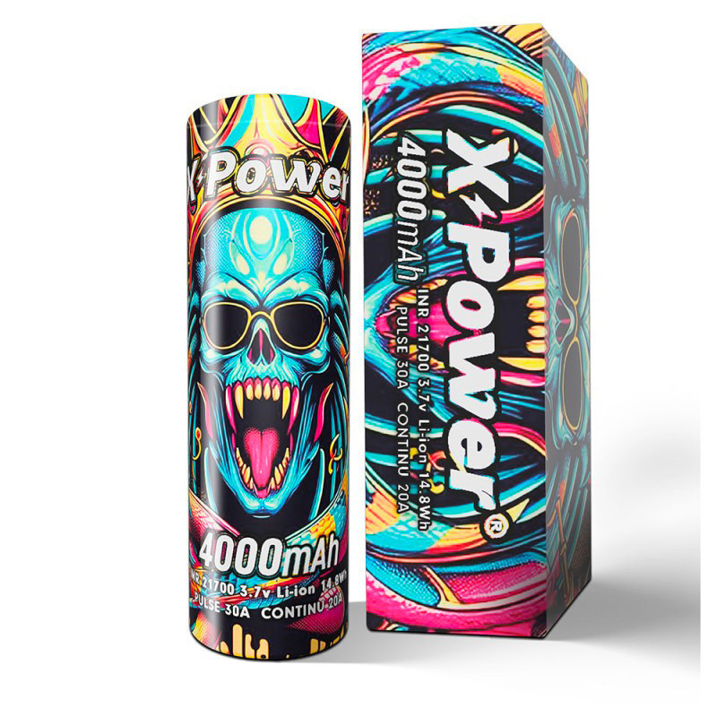 Akku 21700 mit 4000mAh - 30A - X Power Akku 21700 mit 4000mAh - 30A - X Power