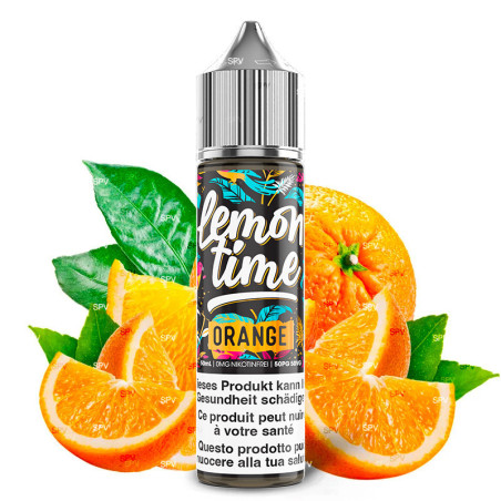Orange - 50/70ml Shortfill - Lemon'Time von Eliquid France - Liquid