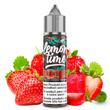 Strawberry - 50/70ml Shortfill - Lemon'Time von Eliquid France - Liquid