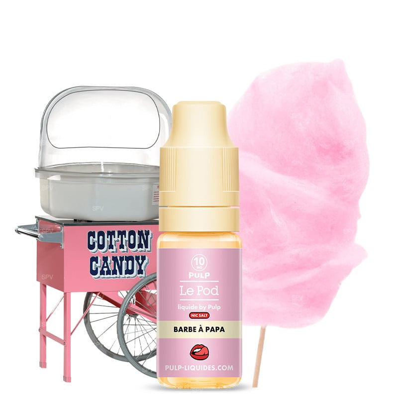 Zuckerwatte - 10ml NikotinSalze - Pod by Pulp - Liquid