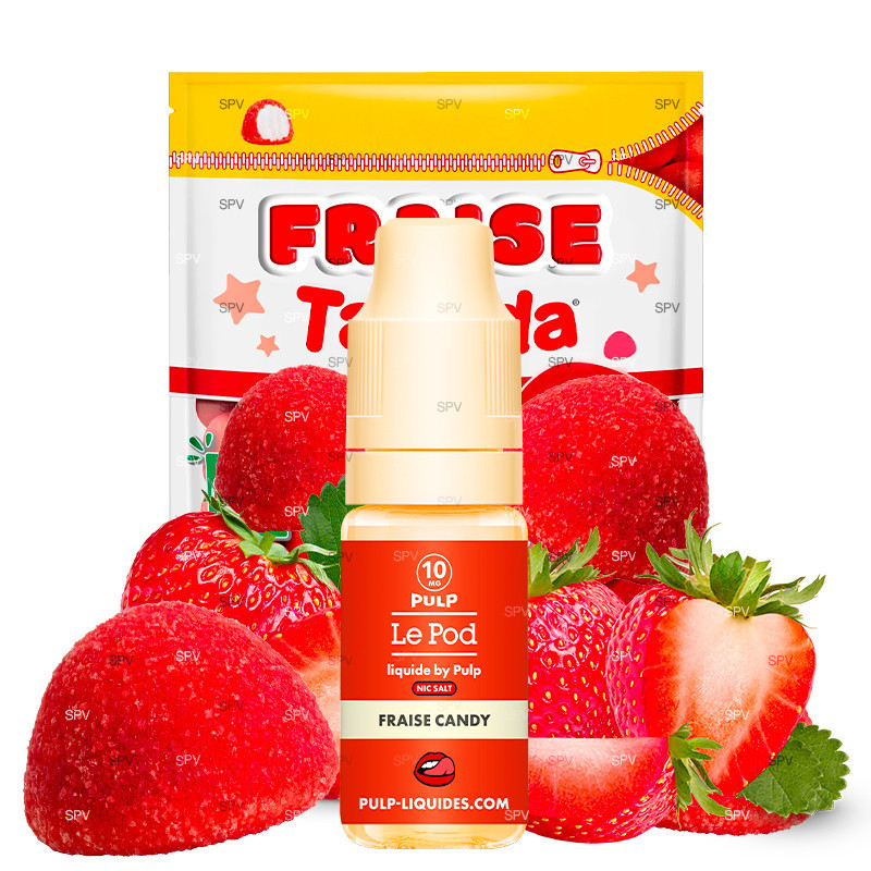 Erdbeere Candy - 10ml NikotinSalze - Pod by Pulp - Liquid