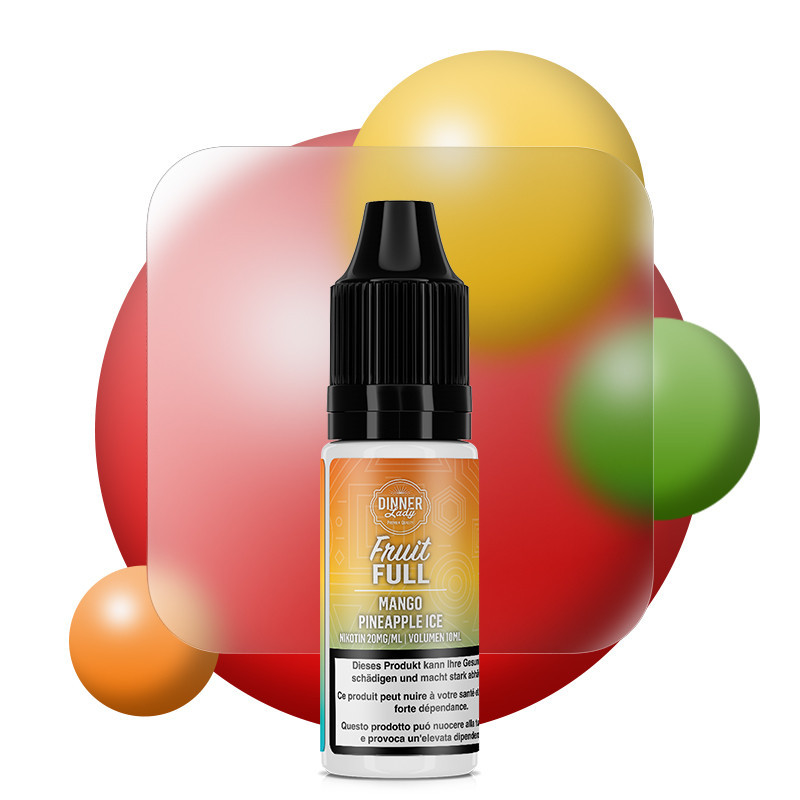 Mango Pineapple Ice - 10ml NikotinSalz - Fruit Full Dinner Lady Mango Pineapple Ice - 10ml NikotinSalz - Fruit Full Dinner Lady