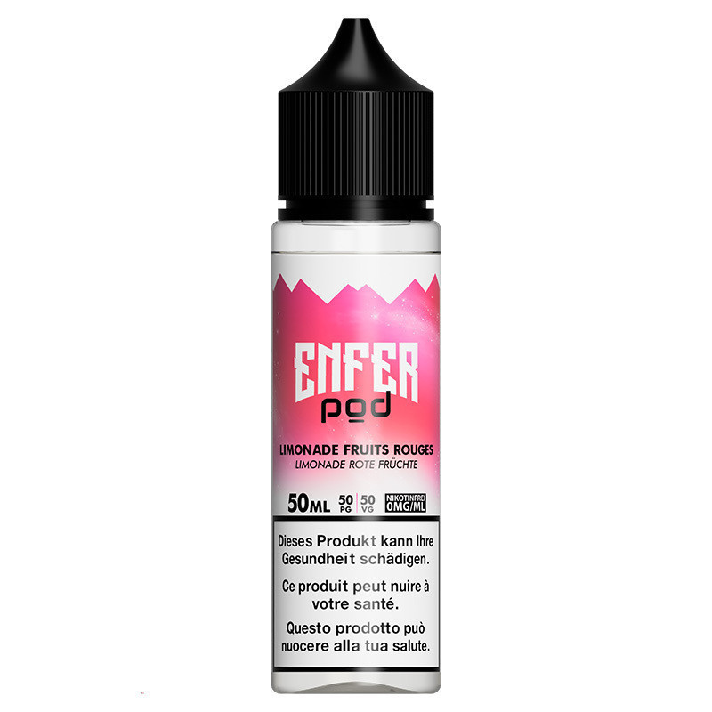 Rote Früchte Limonade - 50/70ml Shortfill - Enfer Pod