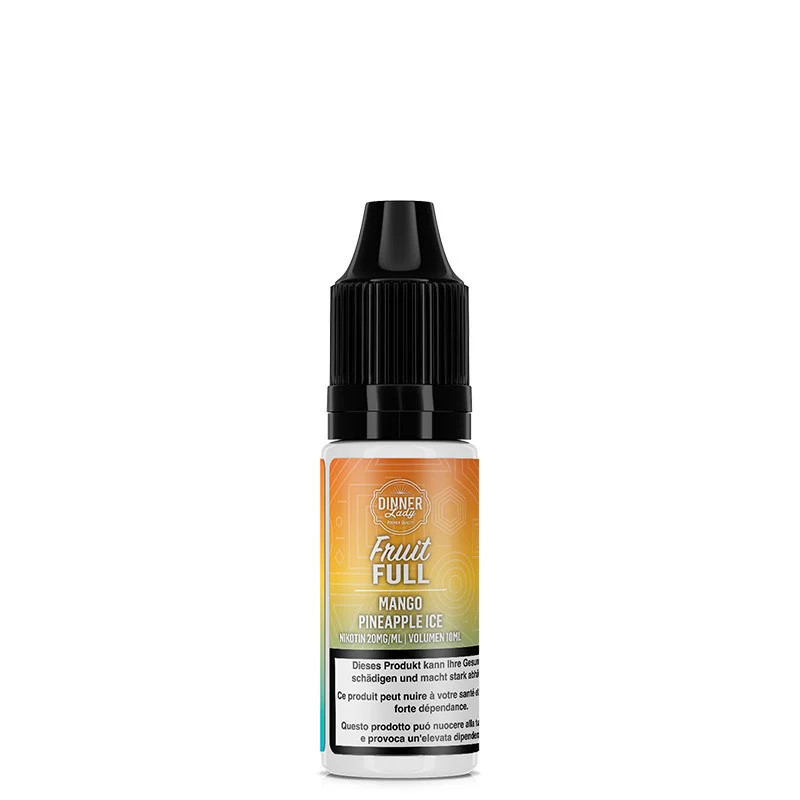 Mango Pineapple Ice - 10ml NikotinSalz - Fruit Full Dinner Lady