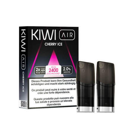 Pod-Kartuschen Kiwi Air - Cherry Ice - Kiwi Vapor (2 Stck.)
