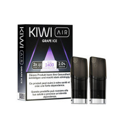 Pod-Kartuschen Kiwi Air - Grape Ice - Kiwi Vapor (2 Stck.)