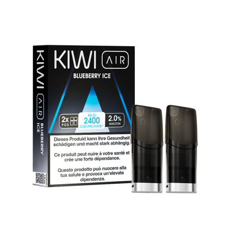 Pod-Kartuschen Kiwi Air - Blueberry Ice - Kiwi Vapor (2 Stck.)